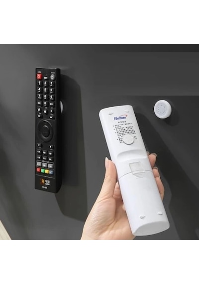 Mıknatıslı Çok Amaçlı Kumanda, Telefon Tutucu Beyaz