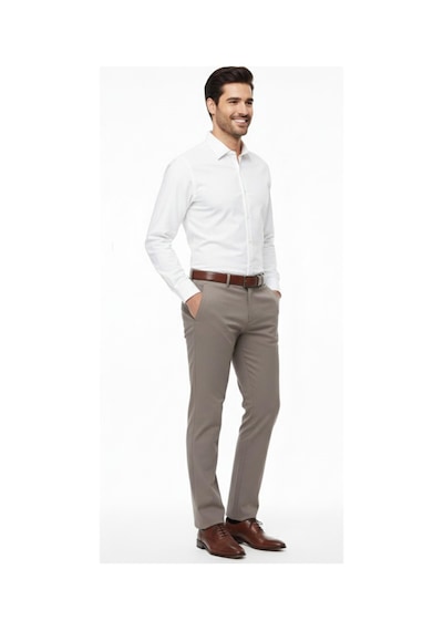Günce Erkek Regular Fit Kumaş Pantolon Likra Kumaş Bgl-st05031 Bej