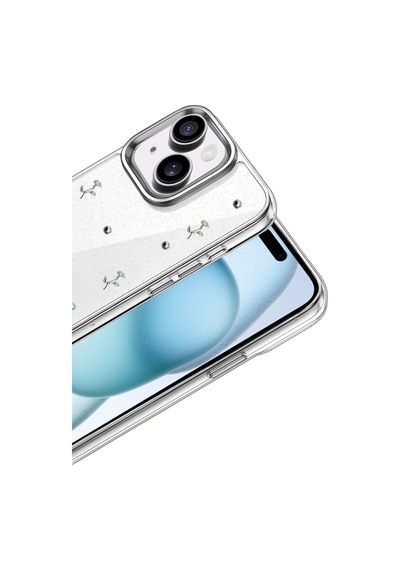 Apple Uyumlu - iPhone 14 Fiyonk Desenli Kapak - Desen 4