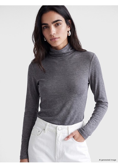 Lc Waikiki Lc Waıkıkı Antrasit Dik Yaka Kadın Body