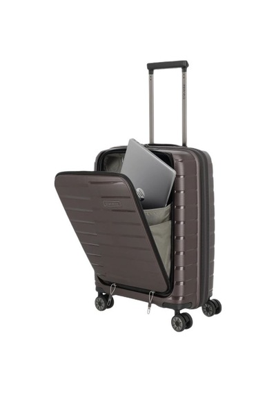 Travelite Ön Cepli Air Base Trolley S Kabin Boy Valiz Kahverengi