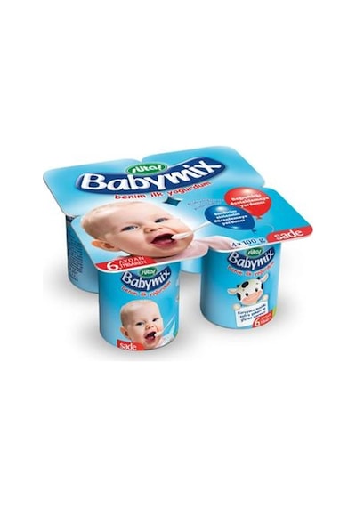 Sütaş Babymix Sade Yoğurt 4 x 100 G