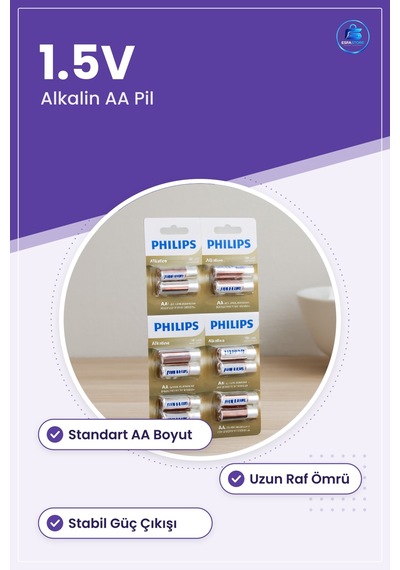 Alkalin Aa Kalem Pil 1.5v Uzun Raf Ömrü Stabil Güç Çıkışı Kumanda