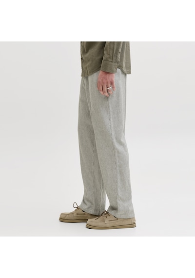 Jack & Jones Erkek Keten Karisimli Chino Pantolon - Karl - 12269371 Cloud Dancer