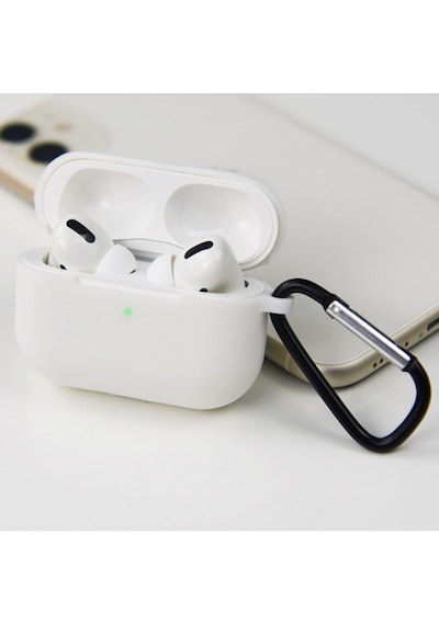 Ally Apple Uyumlu AirPods Pro Ince Slim Silikon Kilif+Anahtarlik 404440307