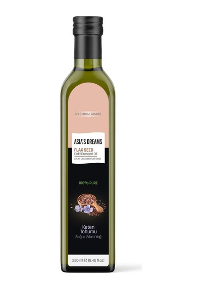 Asia's Dreams Keten Tohum Soğuk Sıkım Yağ 250ml
