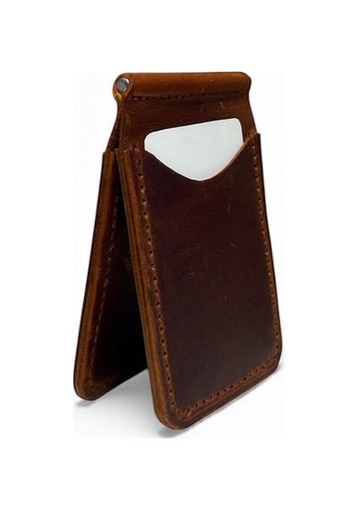 Parla Leather Cavana El Yapımı Hakiki Deri Cüzdan Kahverengi - Taba