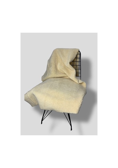 Ithal Snowtop , %80 Yün Peluş Kumaş Yüksek Kalite 50x150 Cm A Kalite Tekstil, Döşeme Açık Bej Açık Bej