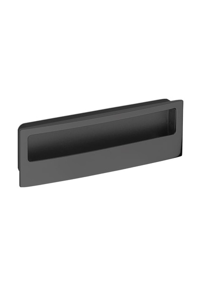 Gömme Kulp Mat Siyah 96mm Krom