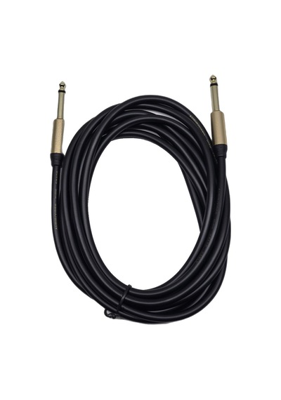 3 Metre 6.35 Mm To 6.35 Mm Ses Kablosu - Stereo Çivi Jak Enstrüman Ve Amfi Bağlantı Kablosu