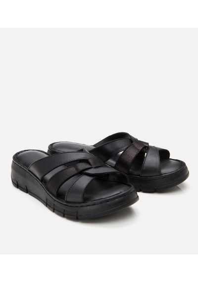Hotiç Kadın Deri Siyah Comfort Terlik 01teh307130a100 Siyah-black Siyah