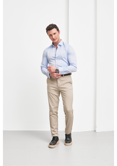 Modefendi Regular Fit Gömlek Buz Mavisi