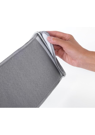 Lexroo Sodatex 2 - Çift Şişe Rafı. Gri Renkte Polytherm Kaplama. Boyutlar: 21x17x14 Cm