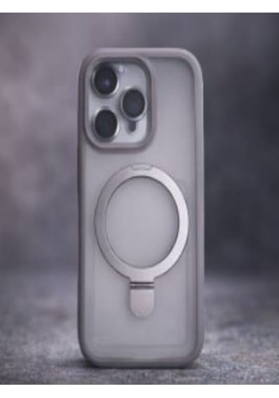 Mmc Trend Apple Uyumlu iPhone 16 Pro Max Lensli Telefon Kılıfı Gri