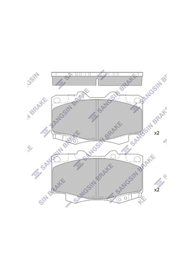 Ön - 440 - Balata Toyota Hılux Pıckup 2.5d-4d 4wd 01 - Mıxdepo - - Gdb3428 Ön Balata