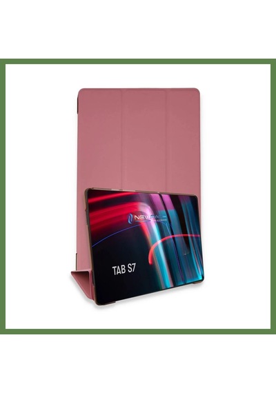 Bezos Samsung Galaxy T870 Tab S7 11 Kılıf Tablet Smart Kılıf - Pembe Hb006