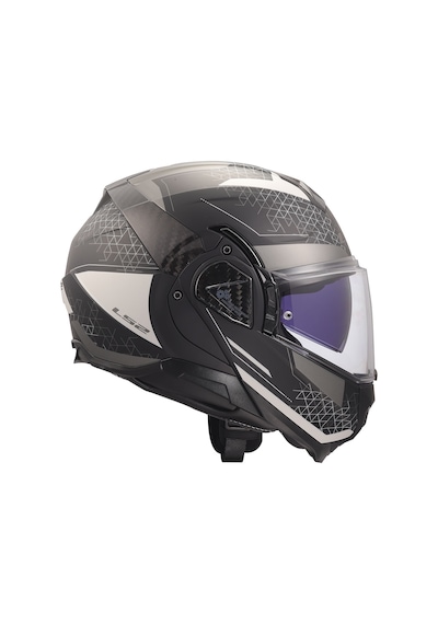 Ls2 Advant 2 Astral Çene Açılır Kask Mat Gri - Siyah