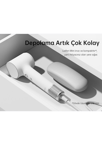 Laifen Mini Saç Kurutma Makinesi - Beyaz