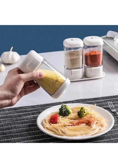 4&apos Lü Basmalı Baharatlık Tuzluk Seti