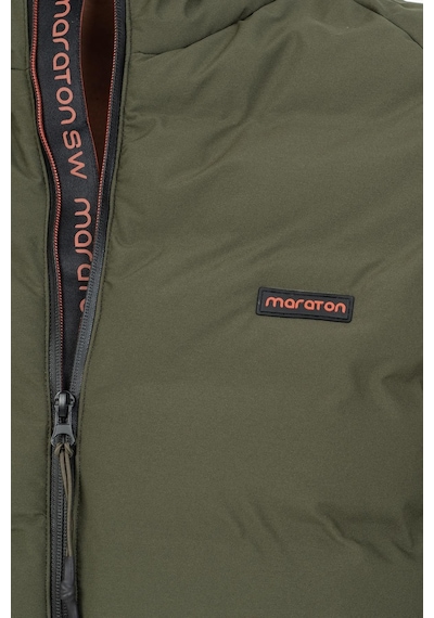 Maraton Sportswear Regular Erkek Kapşonlu Uzun Kol Basic Haki Mont 21501-haki Haki