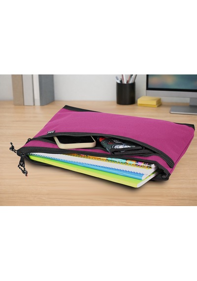 Jacbag Dual Zip Folder-pembe