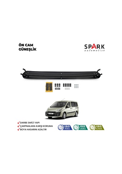 Peugeot Expert 2007-2016 Yıl Aralığı Uyumlu Ön Cam Güneşlik