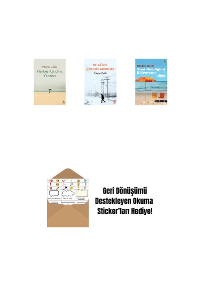 Herkes Kendine Yabancı + Ne Güzel Çocuklardık Biz + Seni Sevdiğimi Biliyorsun + Okuma Sticker'ları