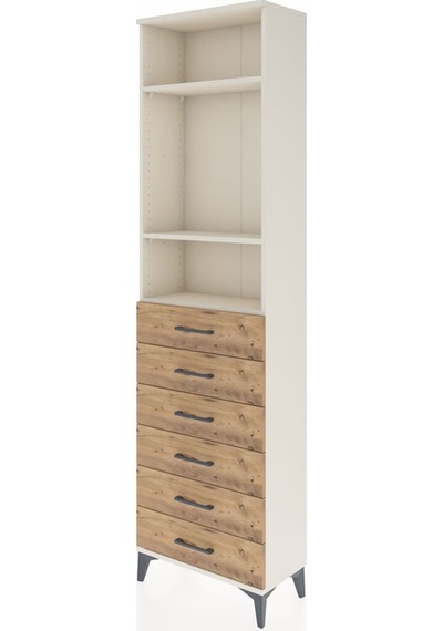 Arges Dolap 3 Raflı 6 Çekmeceli 60x30x221 Aytaşı-çam Aytaşı Arges Dolap 3 Raflı 6 Çekmeceli 60x30x221 Aytaşı-çam Aytaşı