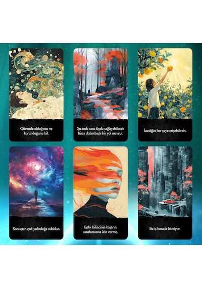 Yüksek Benliğinizden Mesajlar Tarot Kehanet Destesi / 90 Kart