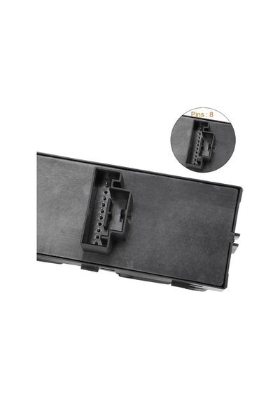 Seat Leon 2013-2020 Uyumlu Ön Sol Kapı Dörtlü Cam Açma Düğmesi Krom Detaylı 5g0959857c