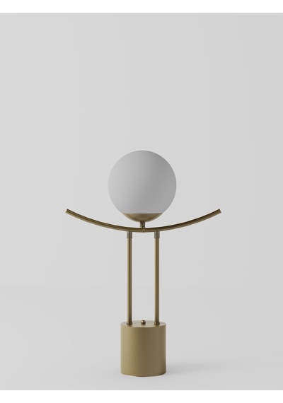Lal Modern Eskitme Gövdeli Cam Küre Masa Lambası - Şık Ve Minimal Diğer