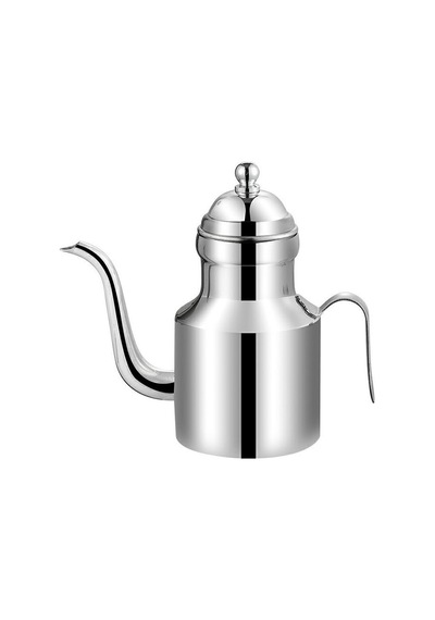 Komple 304 Çelik Silver 500 Ml Yağdanlık Sosluk Ve Sirkelik Mt271by Gri