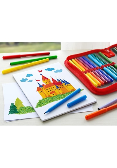 Faber-castell 554204 Castle Keçeli Kalem, 50'li