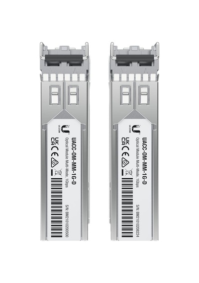 Ubiquiti U Fiber, Multi-mode Module, 1 G, 2-pack