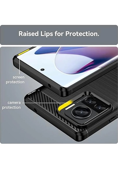 Xiaomi 13t/pro/ K60 Ultra Brushed Carbonfiber Silikon Kılıfal3332