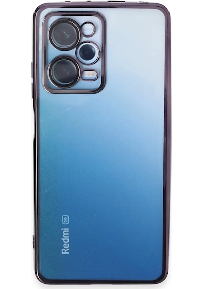 Newface Xiaomi Redmi Note 12 Pro 5g Kılıf Razer Lensli Silikon - Mor