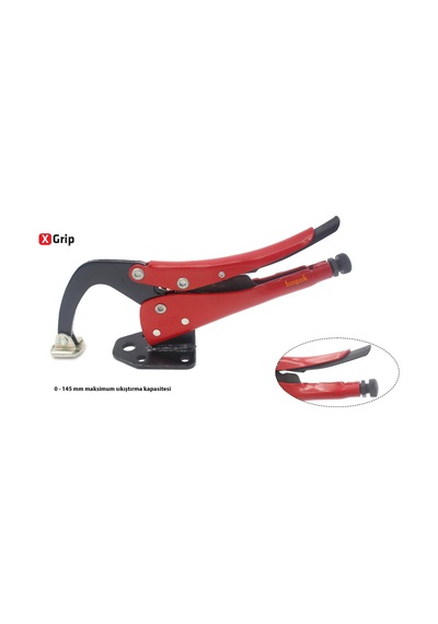 Ceta Form 390 Mm X-grip C Tipi Masa Ayarlı Pense E55t-390-2