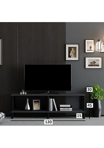 Tv Sehpası Şota Antrasit 120 Cm