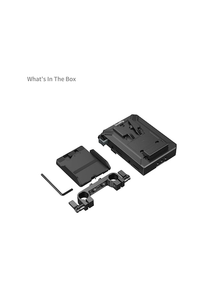 Smallrig 5226 V-mount Pil Montaj Plakası Kiti 15 Mm Lws Rob Borulu