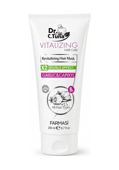 Dr. C. Tuna Vitalizing Sarımsak & Capixyl Koparak Dökülen Saçlar İçin Bakım Maskesi 200 Ml
