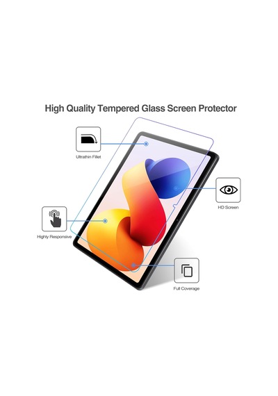 Xiaomi Redmi Pad 2 Pro 12.1" 2025 Ekran Koruyucu Nano Kırılmaz Şeffaf Esnek Koruma Tam Uyumlu