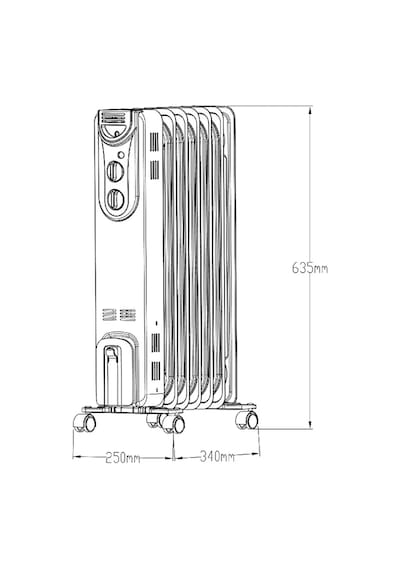 Blyss 7 Dilimli Yağlı Radyatör 1500w Hd907