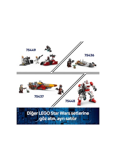 LEGO® Star Wars: The Mandalorian™ Grogu’nun Yuvası 75443-4 Yaş Üzeri Çocuklar için Figür İçeren Yaratıcı Oyuncak Yapım Seti (107P)