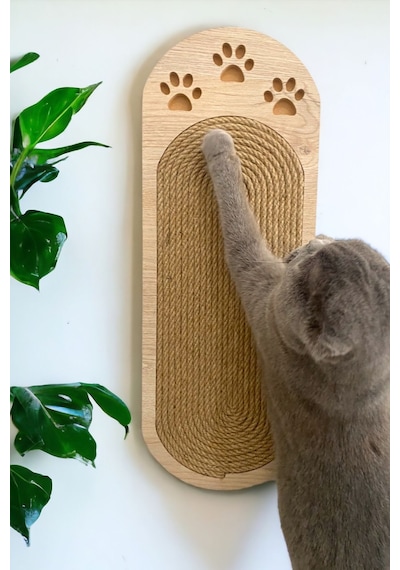 Nursoft Duvara Monte Edilebilir ve Yerde Kullanılabilir Kedi Tırmalama Tahtası 51 CM