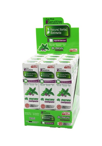 Favori Fresh White Sensitive Ysl-01 Diş Macunu 75ml/120gr Naturel Herbal Extracts