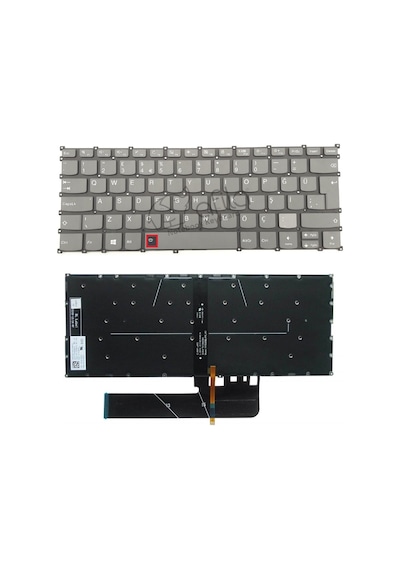 Lenovo Uyumlu 81ND003TTX 81ND003UTX 81D200PBTX Klavyesi (Siyah TR) ışıkl