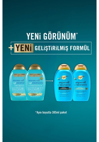 Ogx Extra Güçlü Nemlendirici Ve Canlandırıcı Argan Oil Of Morocco Sülfatsız Bakım Kremi 385 Ml