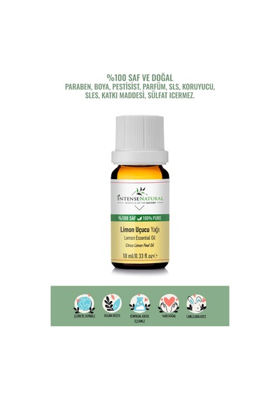 Intense Natural Limon Uçucu Yağı 10 ML