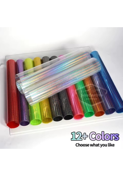 Şeffaf Hologram Petek Desen Far Stop Filmi Far Folyosu Far Çizik Çizilme Engelleyici Folyo 100 X 30 Cm 00 Şüscaroto Aksesuar