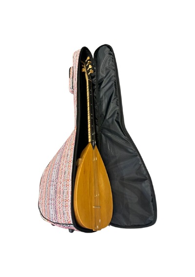 Saz Kılıfı Dokuma Bağlama Kılıfı Korumalı Kalın Kılıf Kısa Sap Bağlama Kılıfı